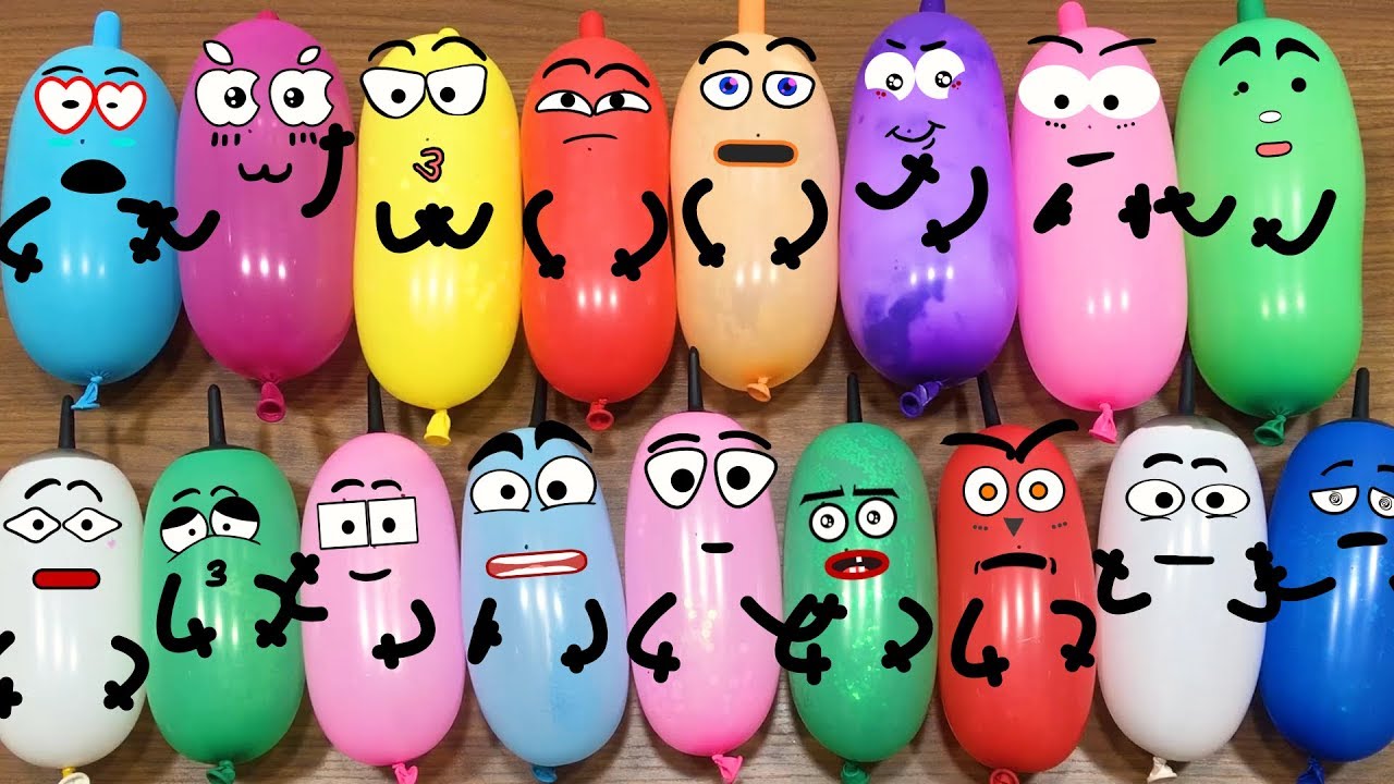 Making Slime With Funny Balloon Cute Doodles ! Special Series #27 Satisfying Slime - Mickey Slime