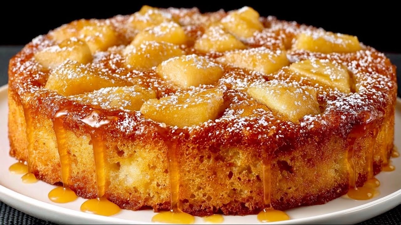 Japanischer Apfelkuchen in 5 Minuten, den (leider) niemand kennt! Einfach und lecker!