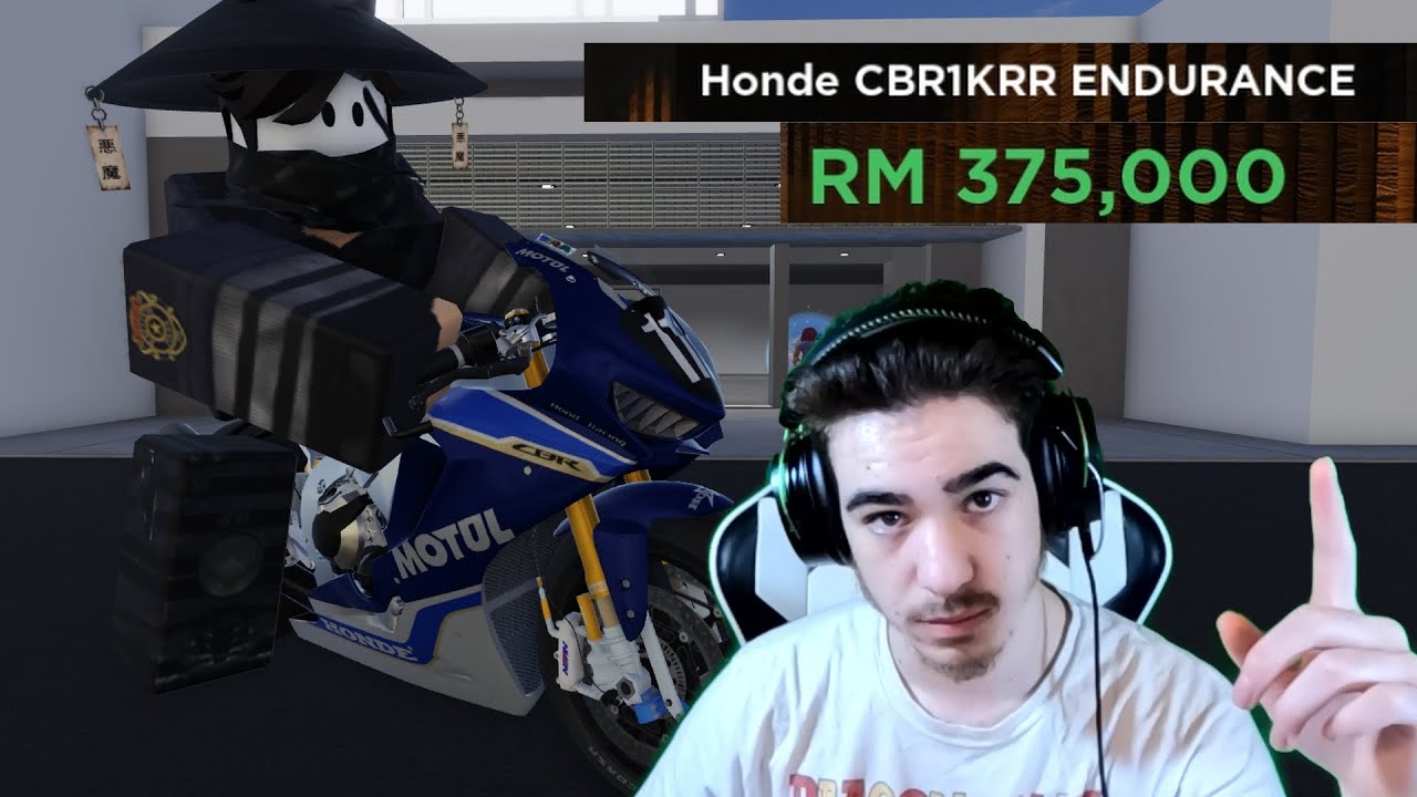 [THE RIDE ROBLOX] Limited Honde Cbr1krr Endurance, full run and top speed (Review)