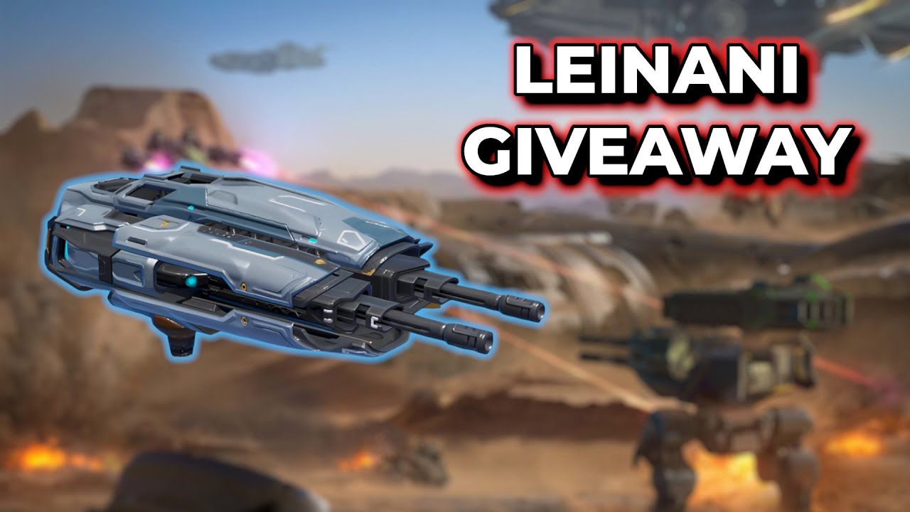 WR - Leinani Giveaway + Leinani Nanea Nuo Gameplay | War Robots