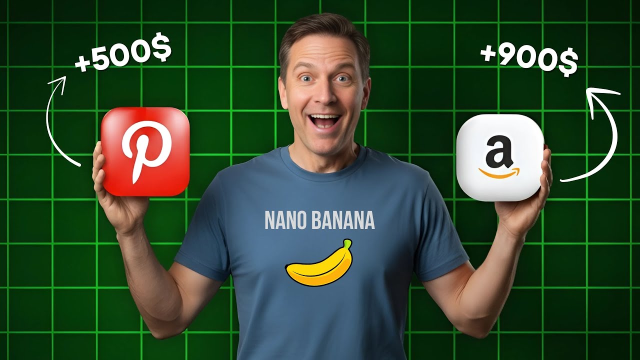 Google Nano Banana + Amazon + Pinterest — Каждый сможет ЗАРАБОТАТЬ