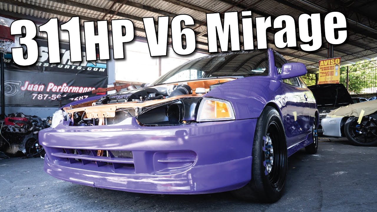 300-сильный Mitsubishi Mirage V6 за 11 секунд (Lancer) | DIPR Vlogs