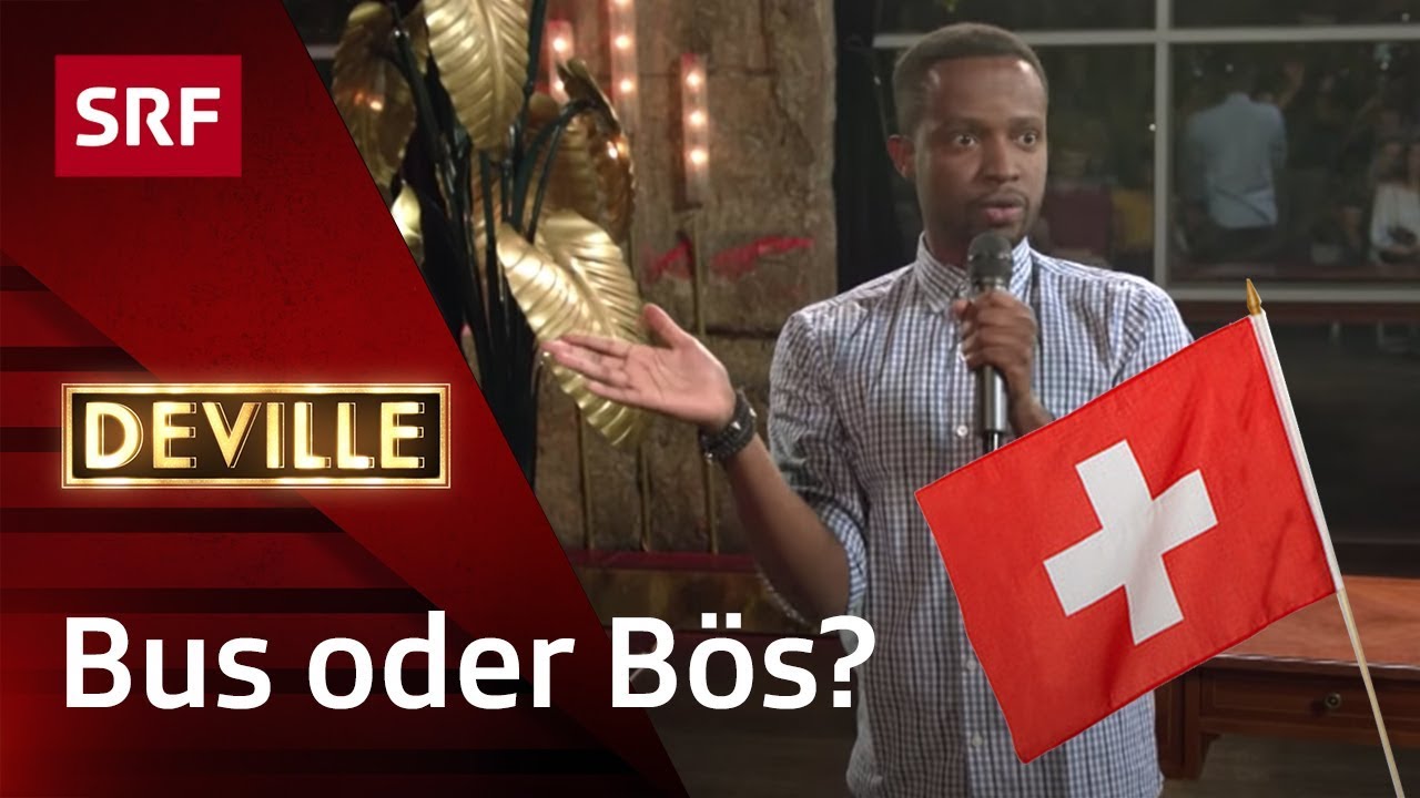 Charles Nguela h&auml;lt uns B&uuml;nzli-Schweizern den Spiegel vor | Stand up Comedy | Deville