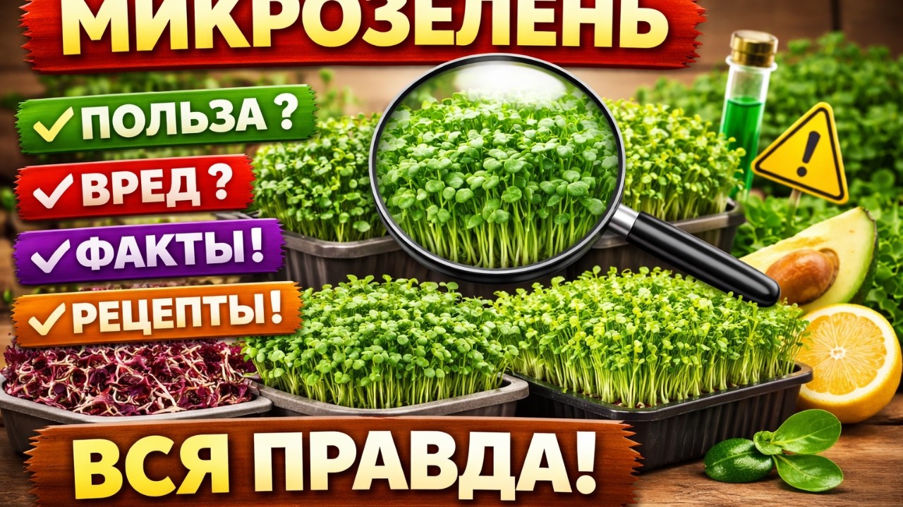 Суперфуд на подоконнике: вся правда о  микрозелени