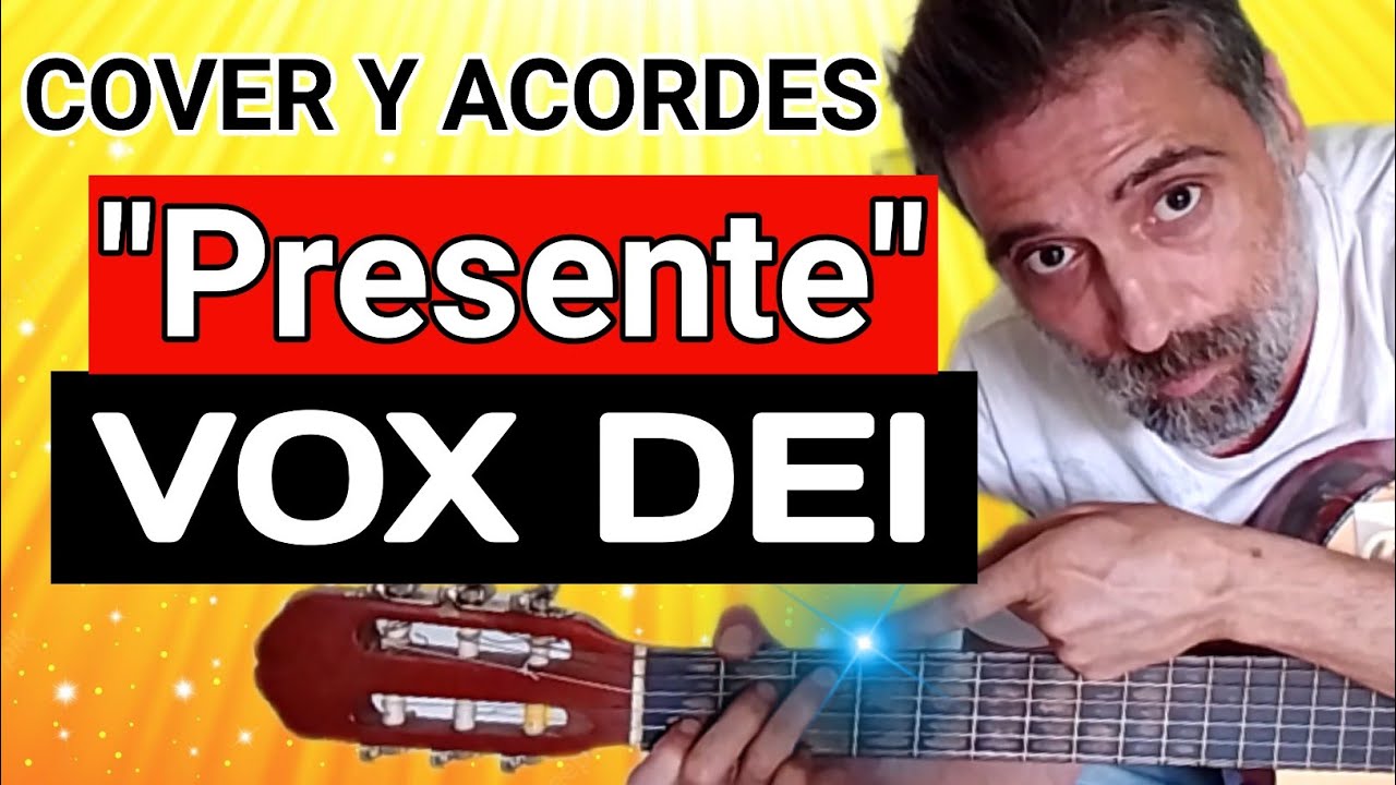 Cómo tocar Presente Vox Dei con guitarra criolla Acordes Cover Tutorial