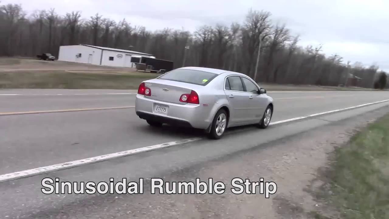 Rumble Strips  Noise Difference from Traditional vs  Sinusoidal Designs