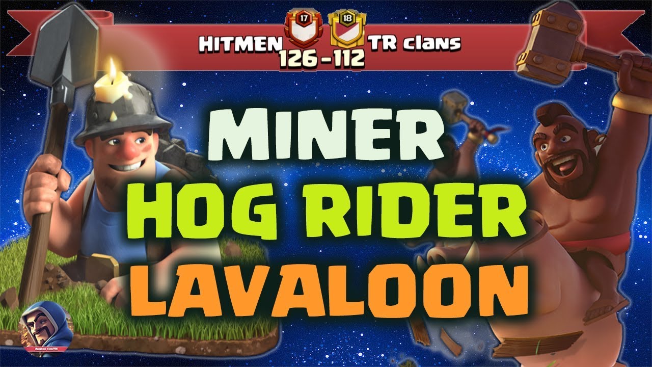 TH11 Attack Strategy, Awesome Attack With Hog Rider, Miners & Lavaloon To Destroy TH11
