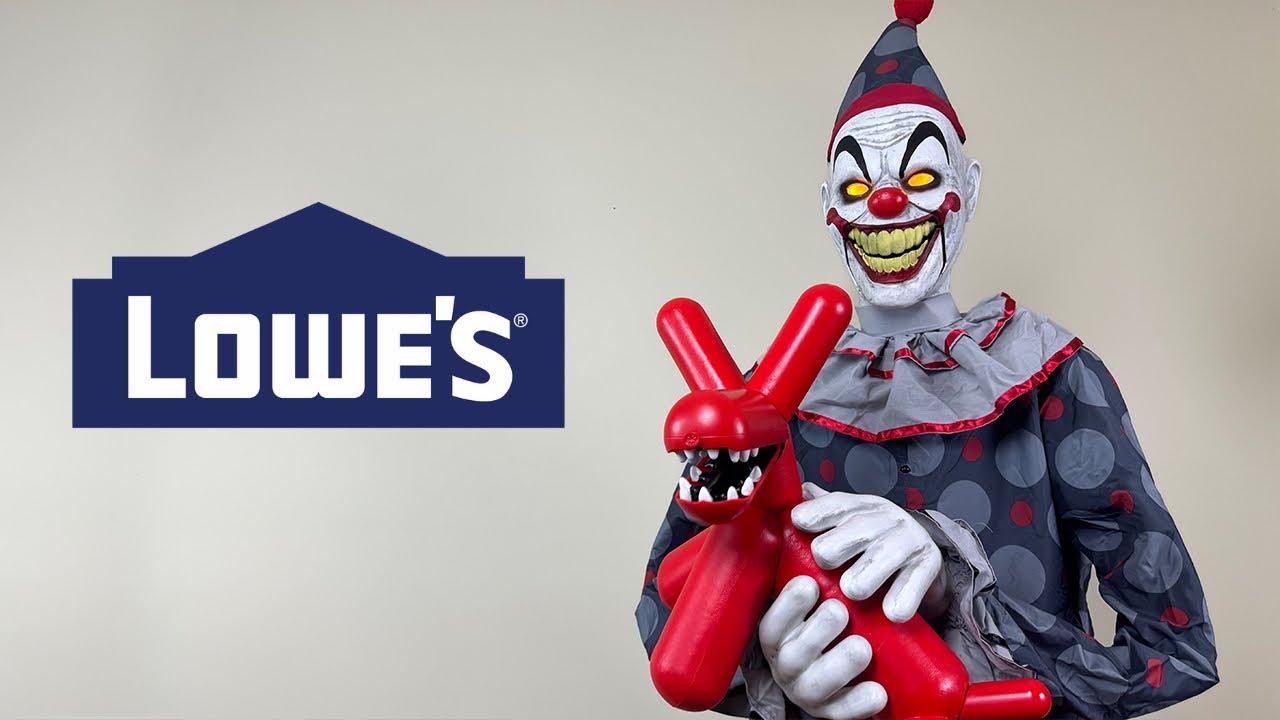 Balloon Dog Clown Animatronic 2025 Lowe’s Unboxing & Demo