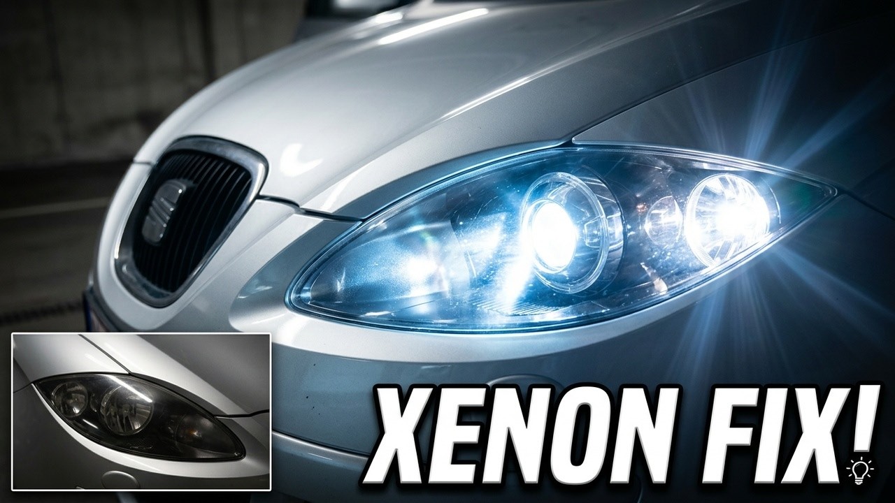 Seat Altea XL Xenon Licht  Abblendlicht wechseln Beifahrer Seite.