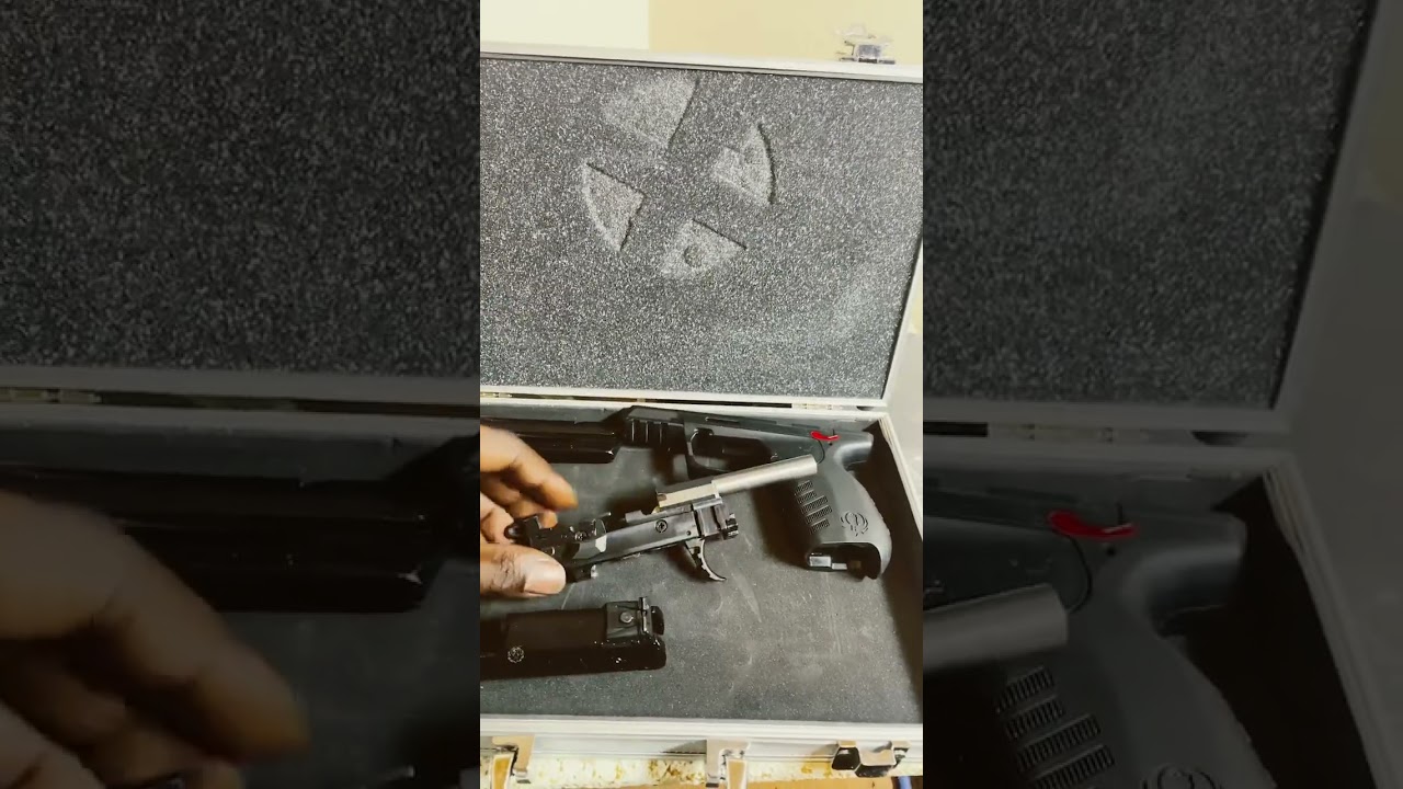 Disassembling Ruger SR 22 and cleaning￼