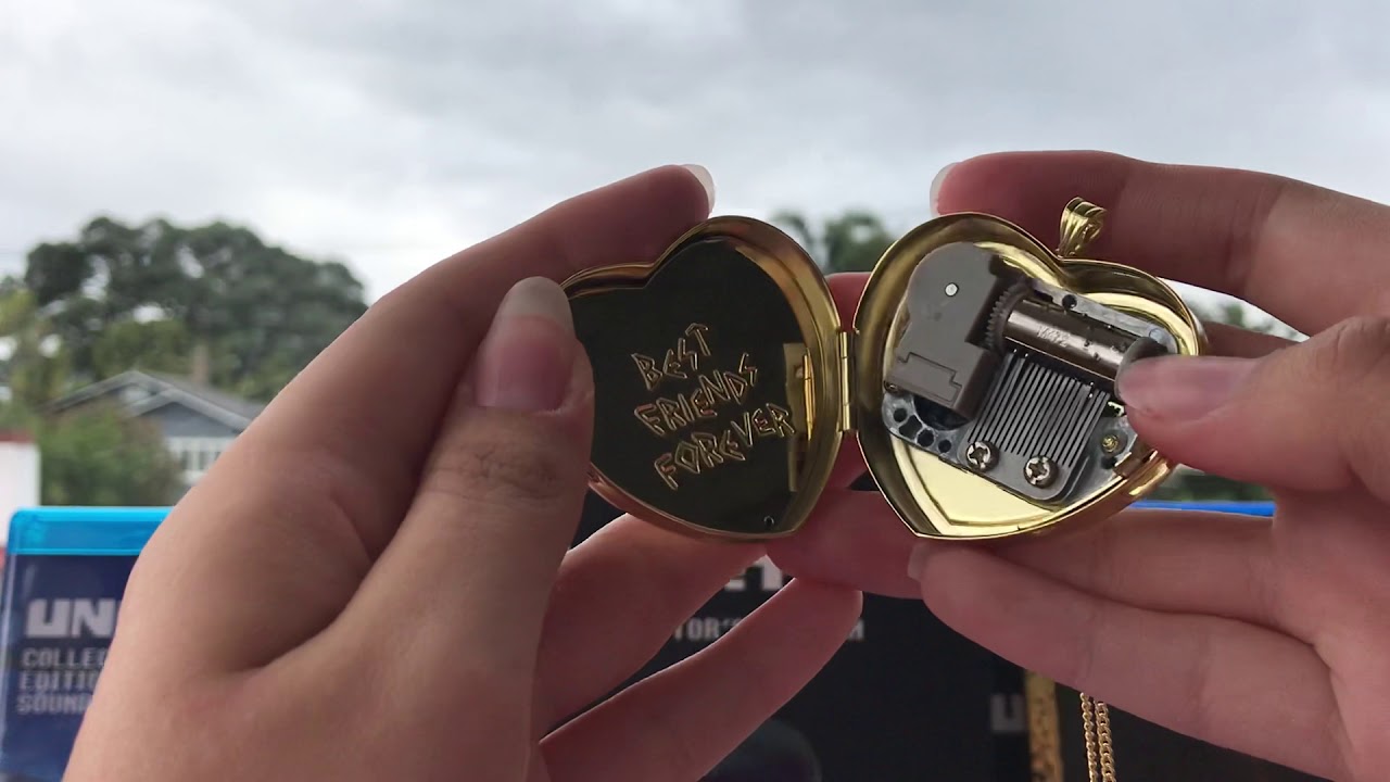undertale collectors edition music box locket :)