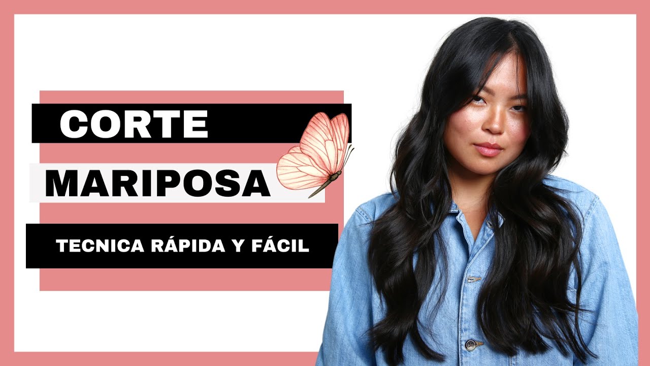 Corte MARIPOSA fácil - Easy Butterfly haircut