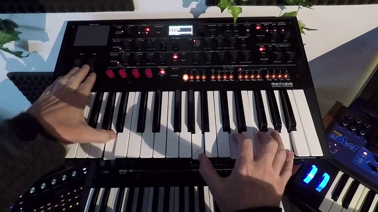 Korg Modwave | No talking, just playing some of my custom sounds