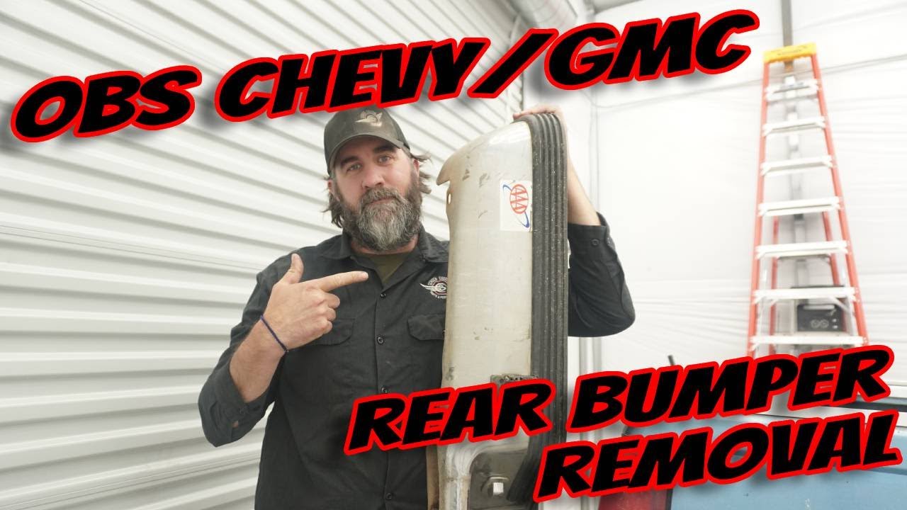 Remove your OBS Chevy truck rear bumper!