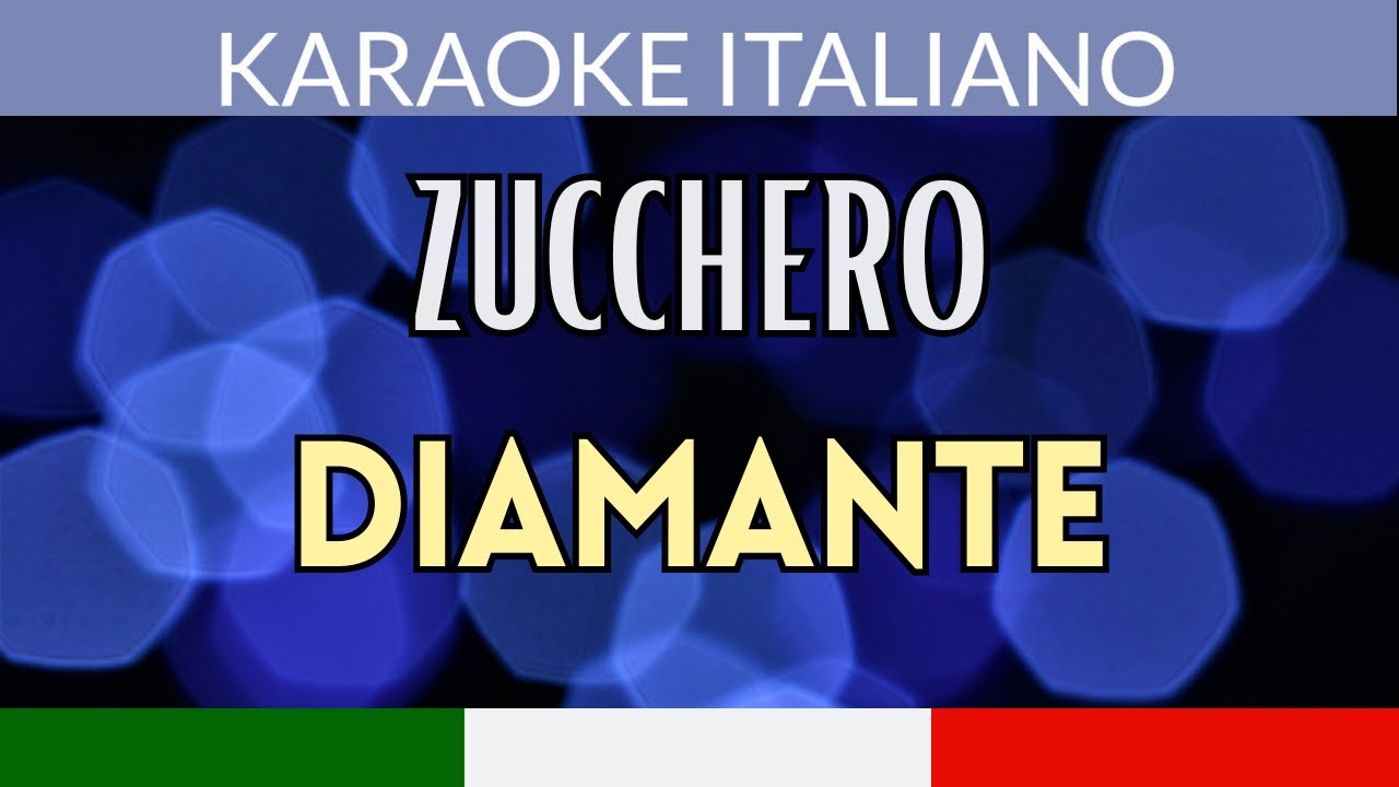 🎤 Karaoke Italiano - Zucchero - Diamante (Base ballad con testo)