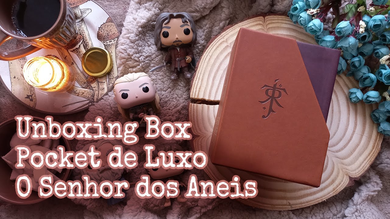 Unboxing + Folhenado Box Pocket de Luxo O Senhor dos Anéis & O Hobbit