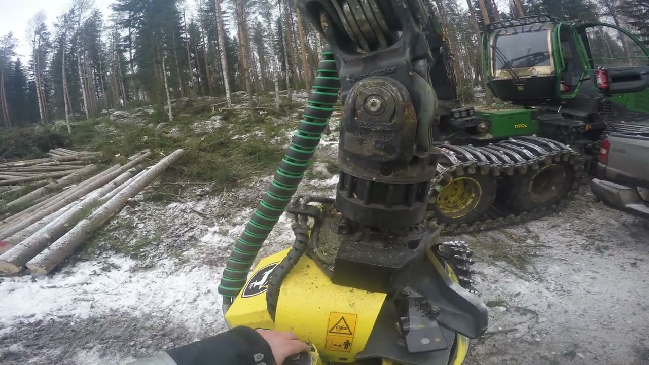 koneen päivittäis huolto John Deere 1170g osa 2