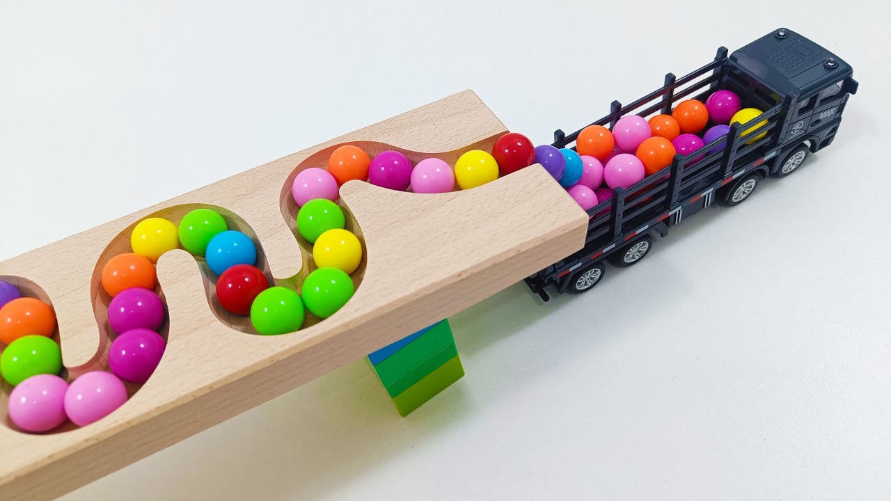 INSANE HABA Marble Run ASMR 🔥 Colorful Marbles on a Wooden Wave Track!