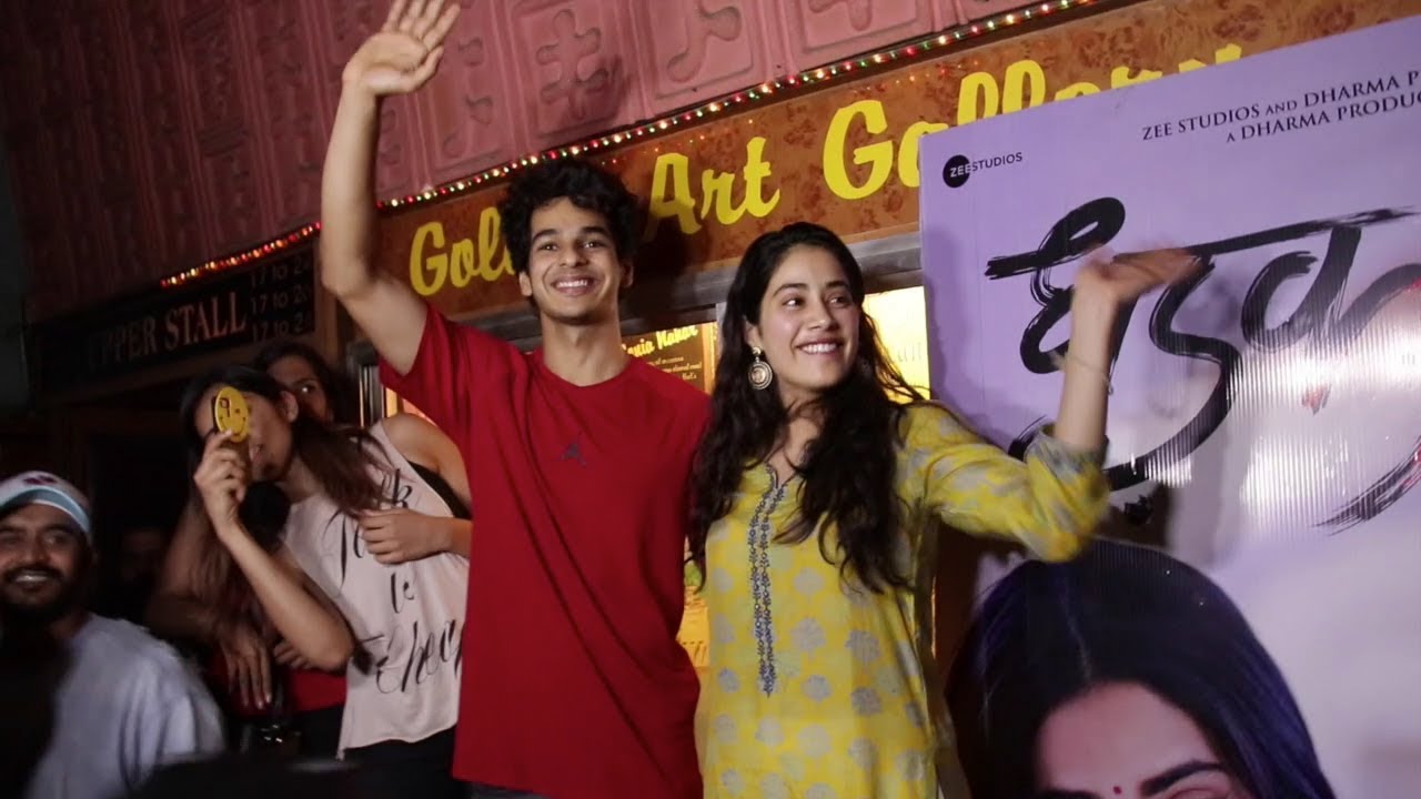 Ishaan Khatter, Janhvi Kapoor and Shashank Khaitan LIVE WITH DHADAK AUDIENCE at Gaiety Bandra