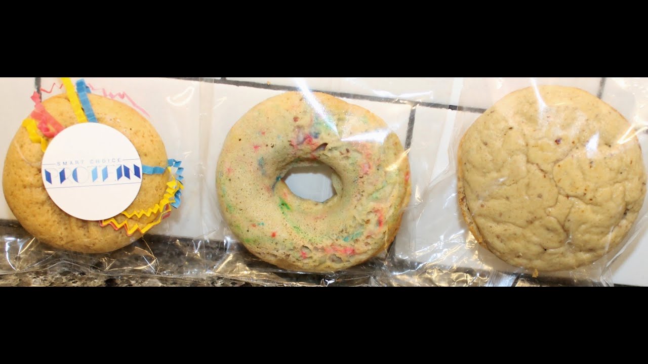 Smart Choice Protein: Birthday Cake Donut, Peanut Butter Heaven Cookie, Breakfast Maple Muffin