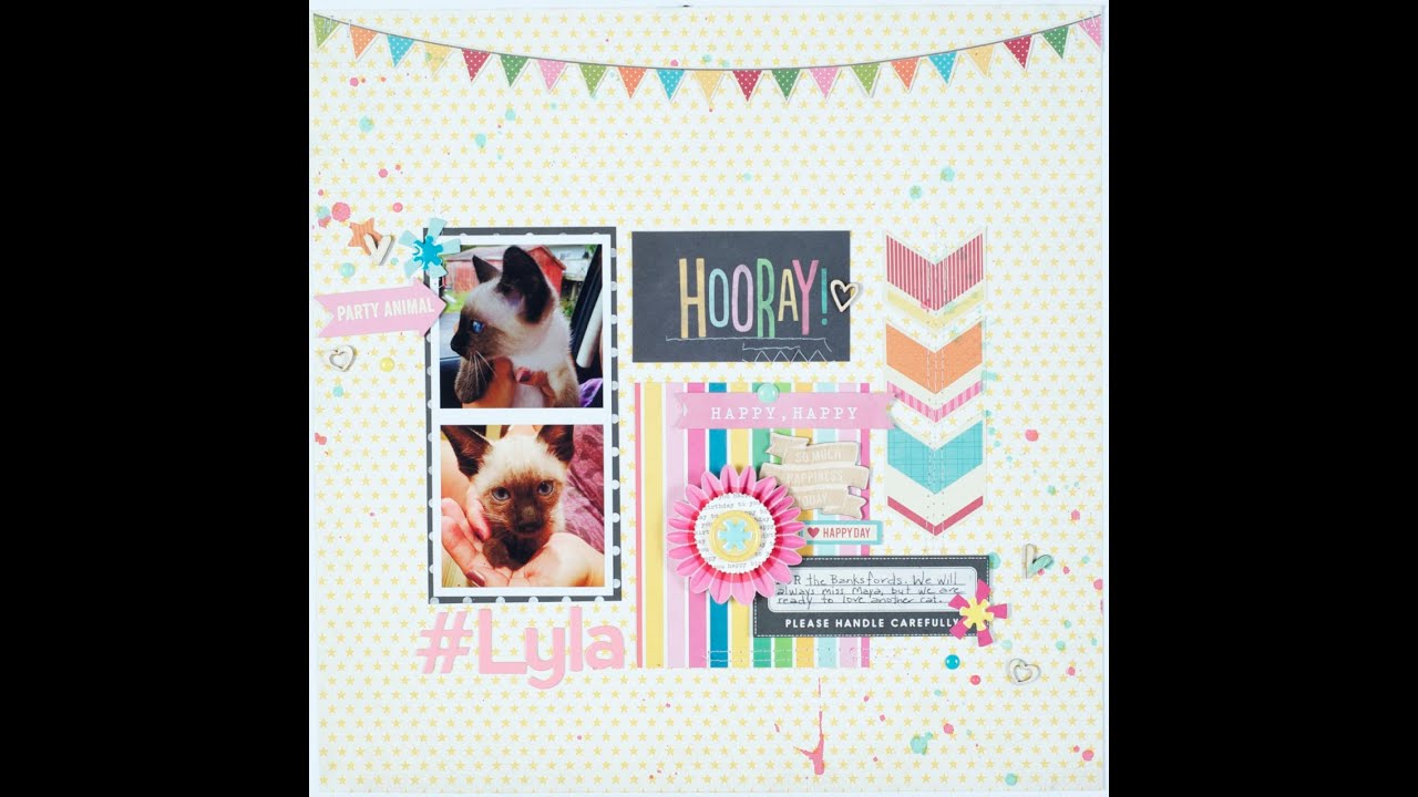 Scrapbooking Process Lyla