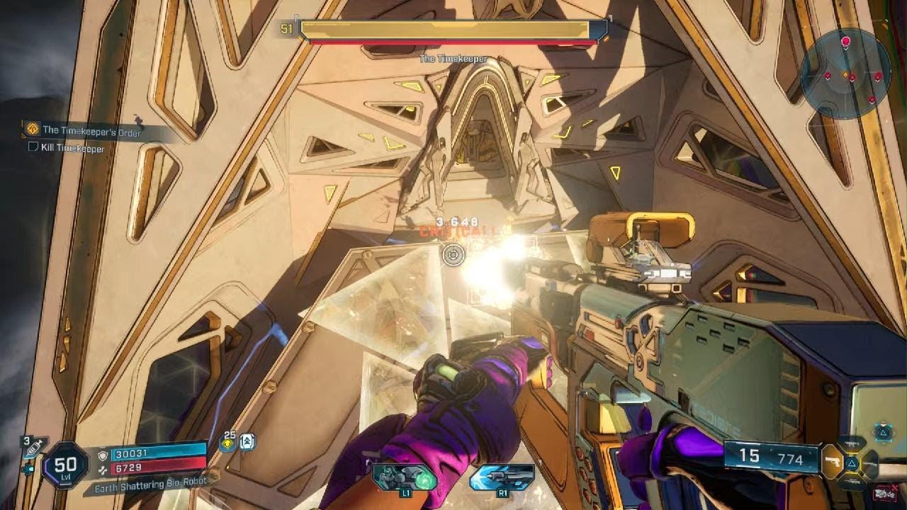 Borderlands4 - Red Neutron Capture Harlowe vs Timekeeper - Hard difficulty - March 2026