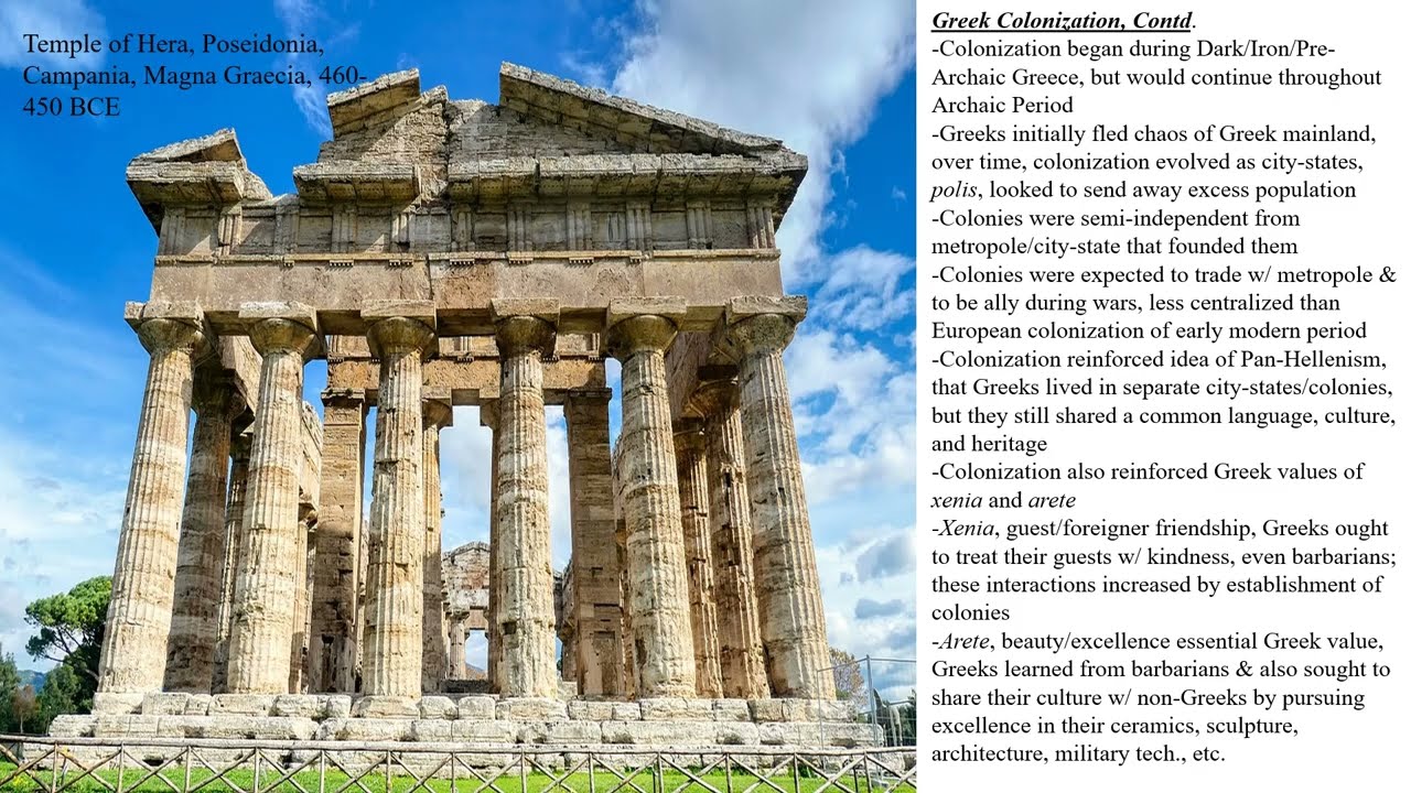 Ancient Greece and Rome Unit 3: Archaic and Early Classical Greece