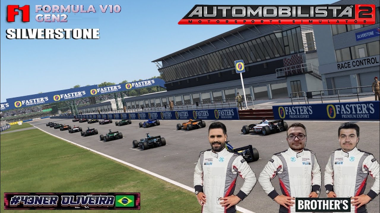 NOSTALGIA! F1 2000's in SILVERSTONE | AUTOMOBILISTA 2 + INACIO e EDU