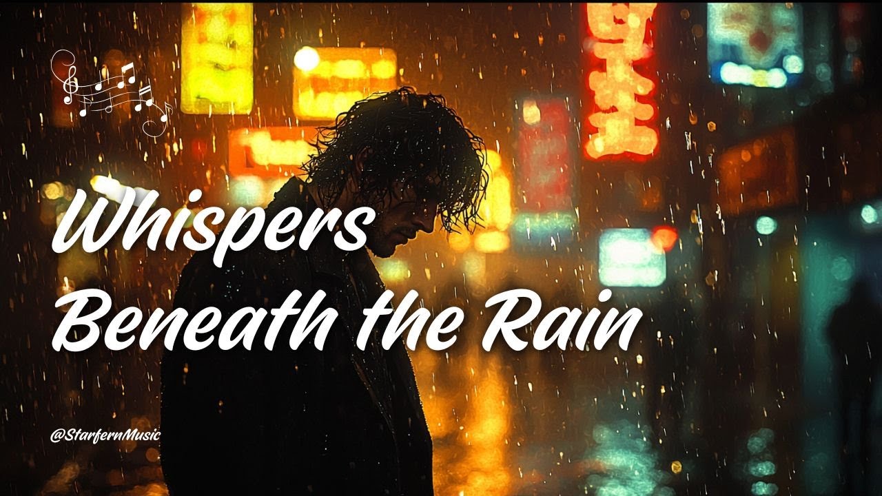 🌧 Whispers Beneath the Rain – Emotional Cinematic Pop Ballad (Official Lyric Video) 🌧