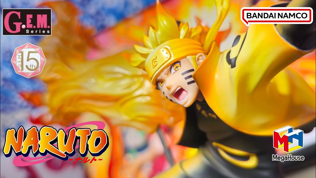 Naruto Megahouse GEM Series Rikudou Sennin Mode Figure Unboxing and Comparison