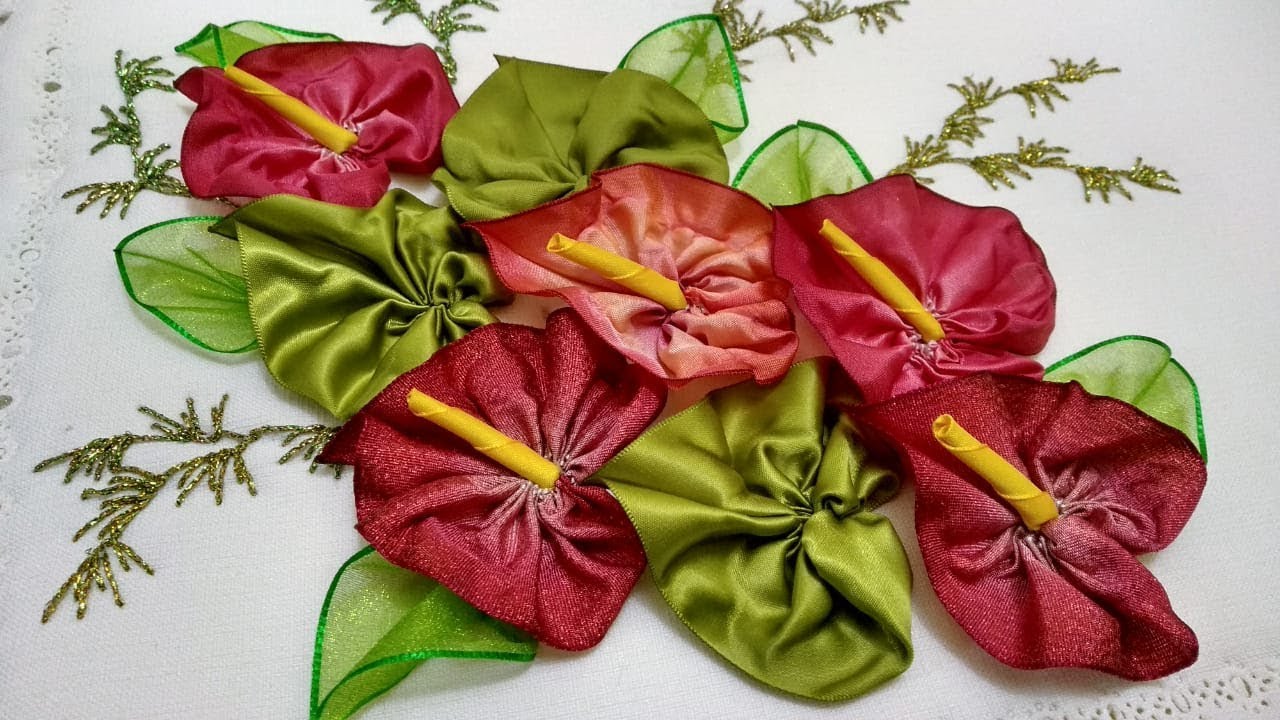 ANTURIO DE LISTÓN (EN BOUQUET)