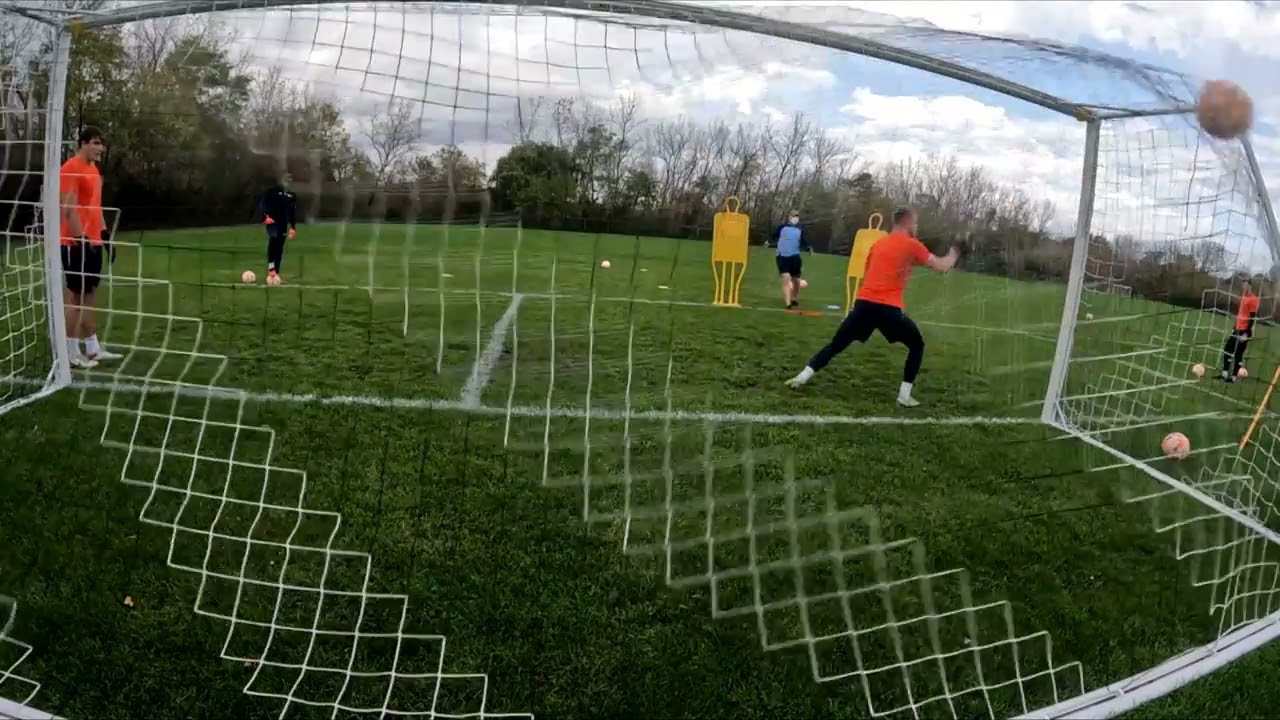 Syracuse University Men's Goalkeeper Training - Cutbacks and Reaction Saves - 10-24-2023