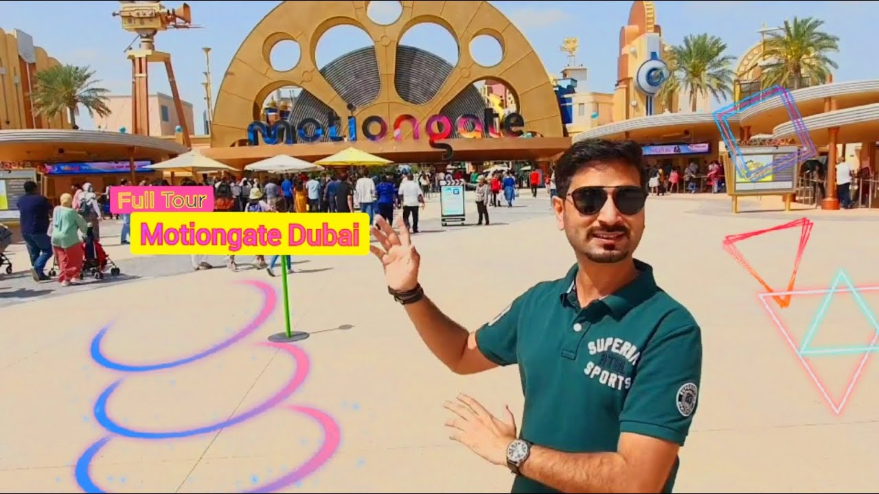 Motiongate Dubai | Full Tour - All park rides | Dubai Parks and Resort 2020