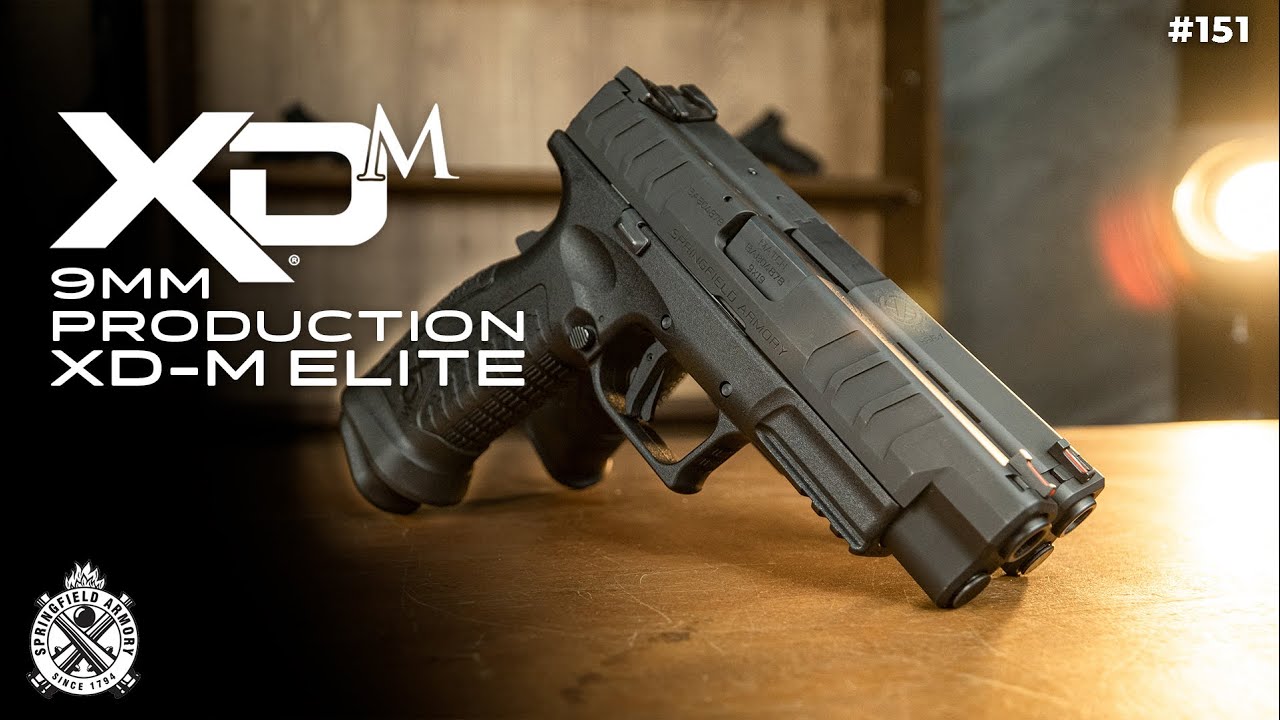 9mm PRODUCTION! / SPRINGFIELD XD-M ELITE // REVIEW 151 #armas #xdmelite #visaocustom