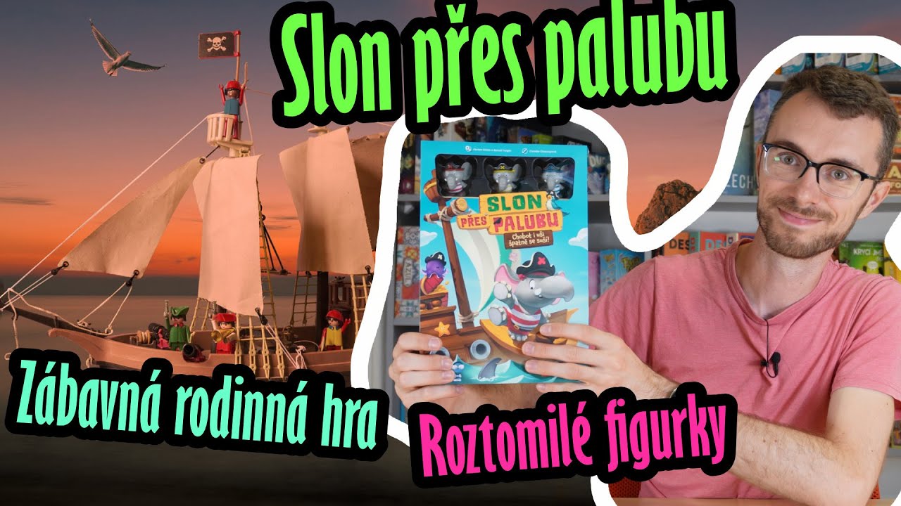 Slon přes palubu: Představen&iacute; a videon&aacute;vod z&aacute;bavn&eacute; rodinn&eacute; hry