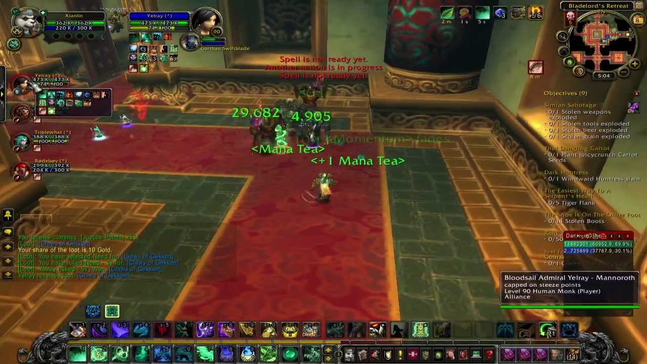 Healing Mogu'shan Palace Heroic - Mistweaver Monk