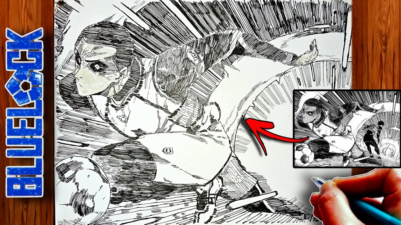 How to Draw Loki's God Speed | Blue Lock | ブルーロック | Step-by-Step Tutorial