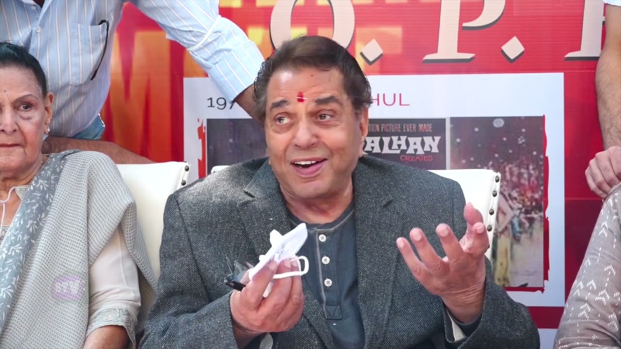 Dharmendra Speech at Inaugurationof  'OP Ralhan Chowk' in honour of  filmmaker-actor OP Ralhan