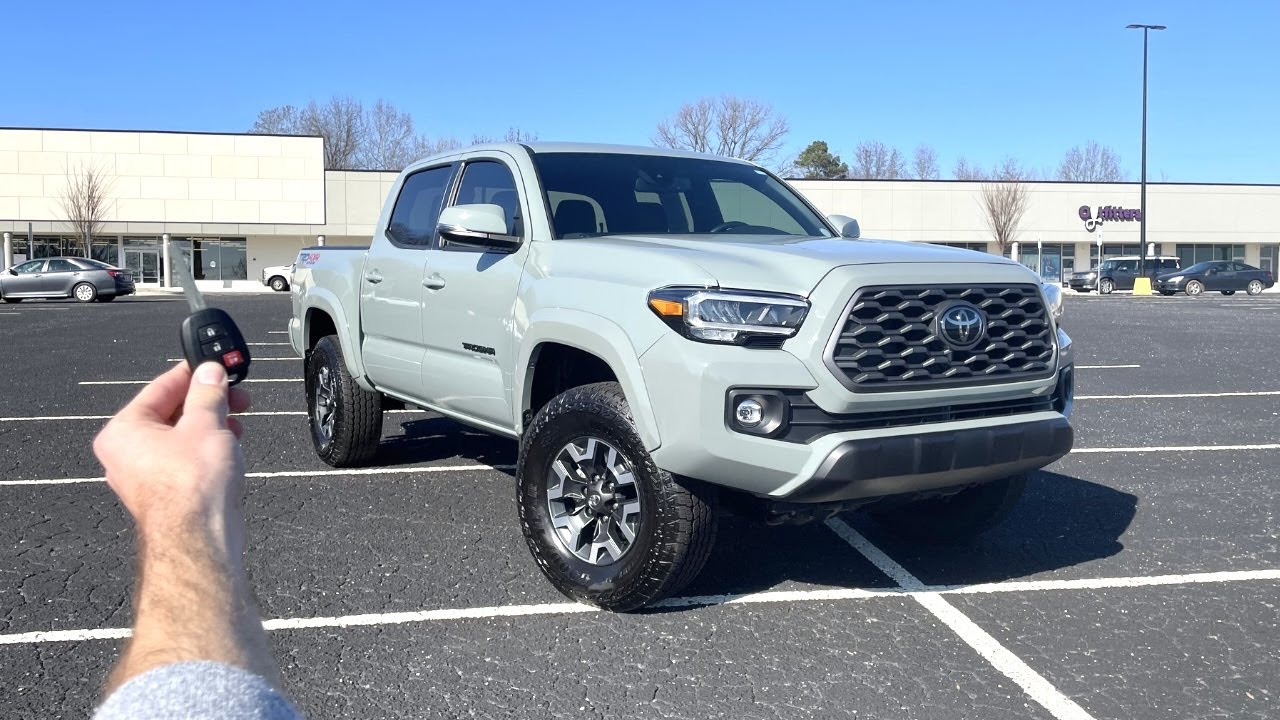 NEW Toyota Tacoma TRD Offroad (6 Speed Manual): Start Up, Test Drive, Walkaround, POV and Review