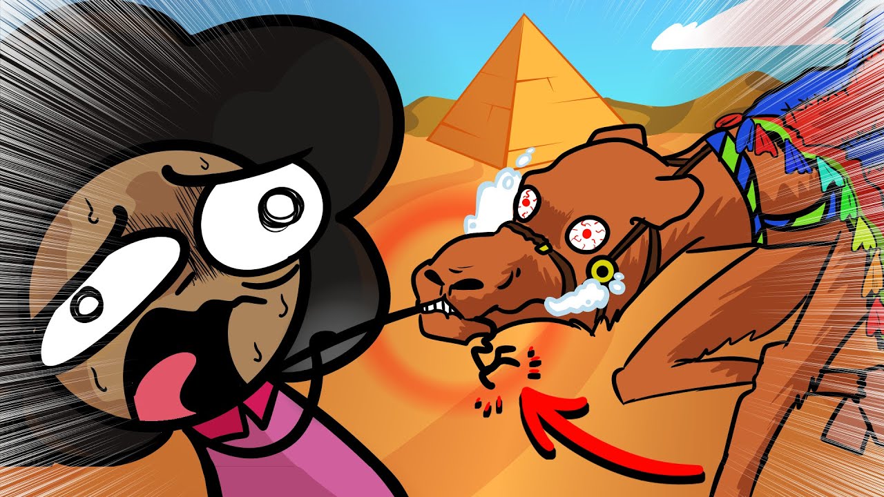 رحلتي لمصر كانت كارثية !!!🤕 ( عضني الجمل )