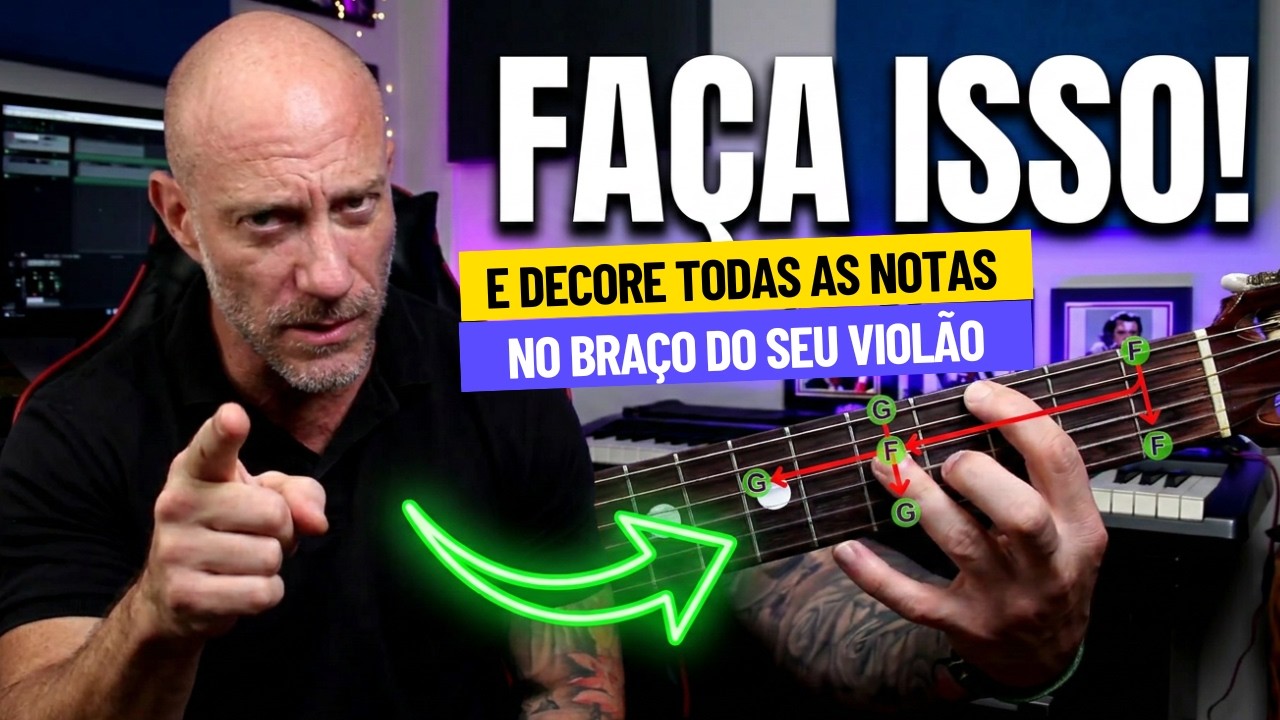 REVELADO |Segredo FÁCIL para decorar as notas no braço do violão