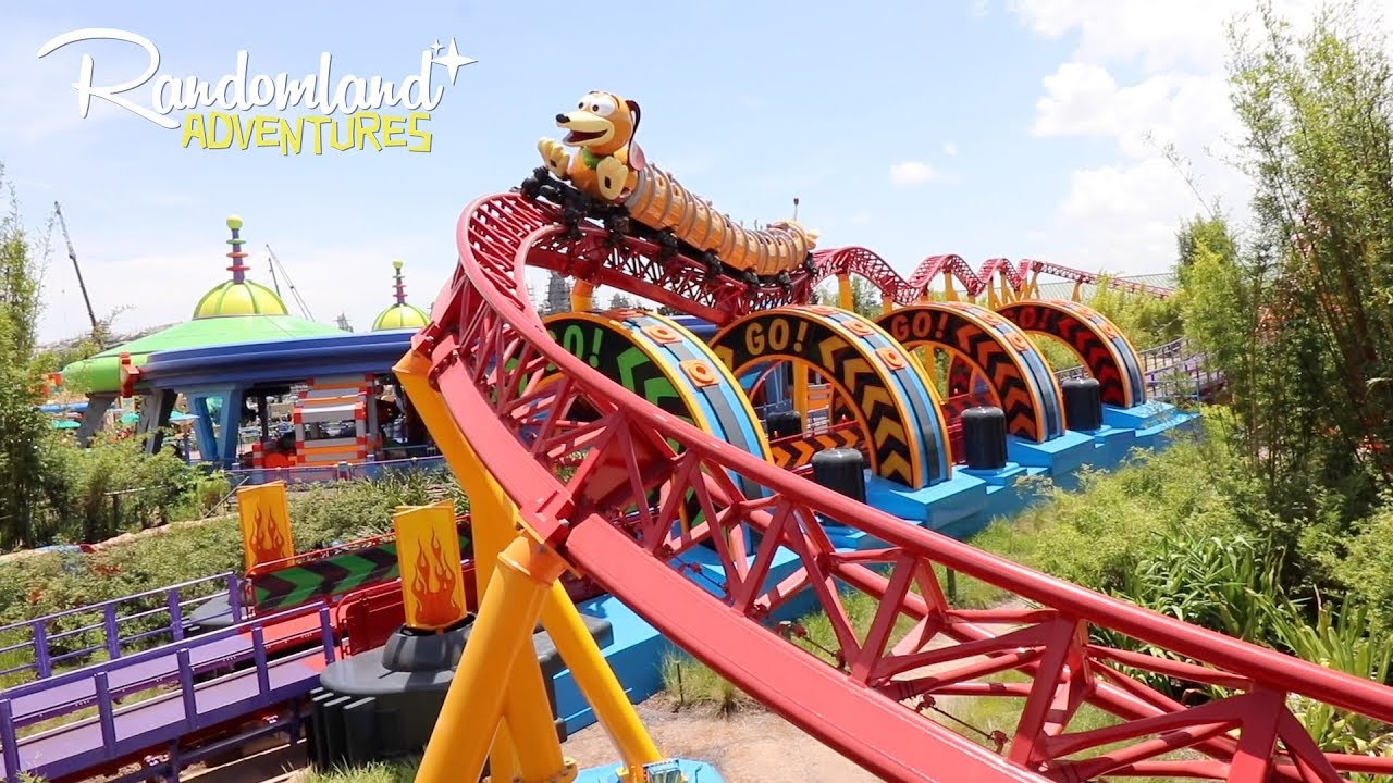 TOY STORY LAND at Walt Disney World! Slinky dog coaster and more!