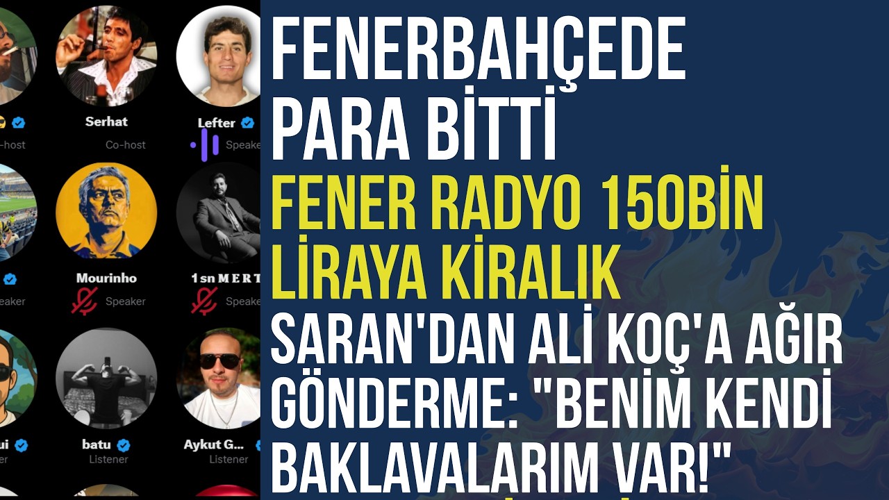 FB Space Odası | Fenerbahçede Para Bitti | Radyo 150bine Kiralandı | Ali Koç'a Ağır Gönderme