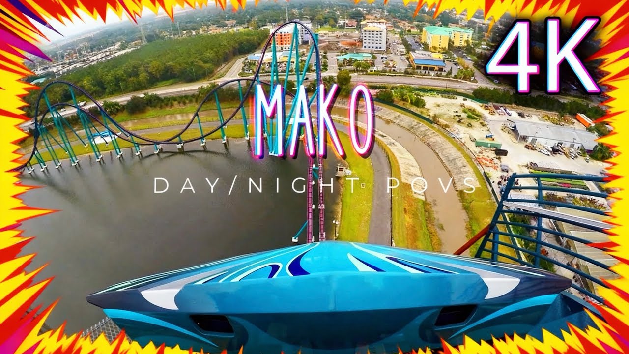 Mako Seaworld Orlando Day/ Night ONRIDE POV