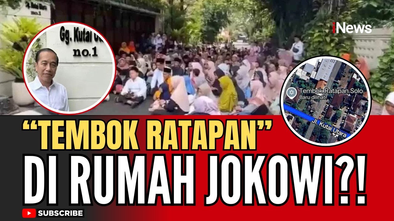 Heboh! Rumah Jokowi Berubah Jadi “Tembok Ratapan Solo” di Google Maps