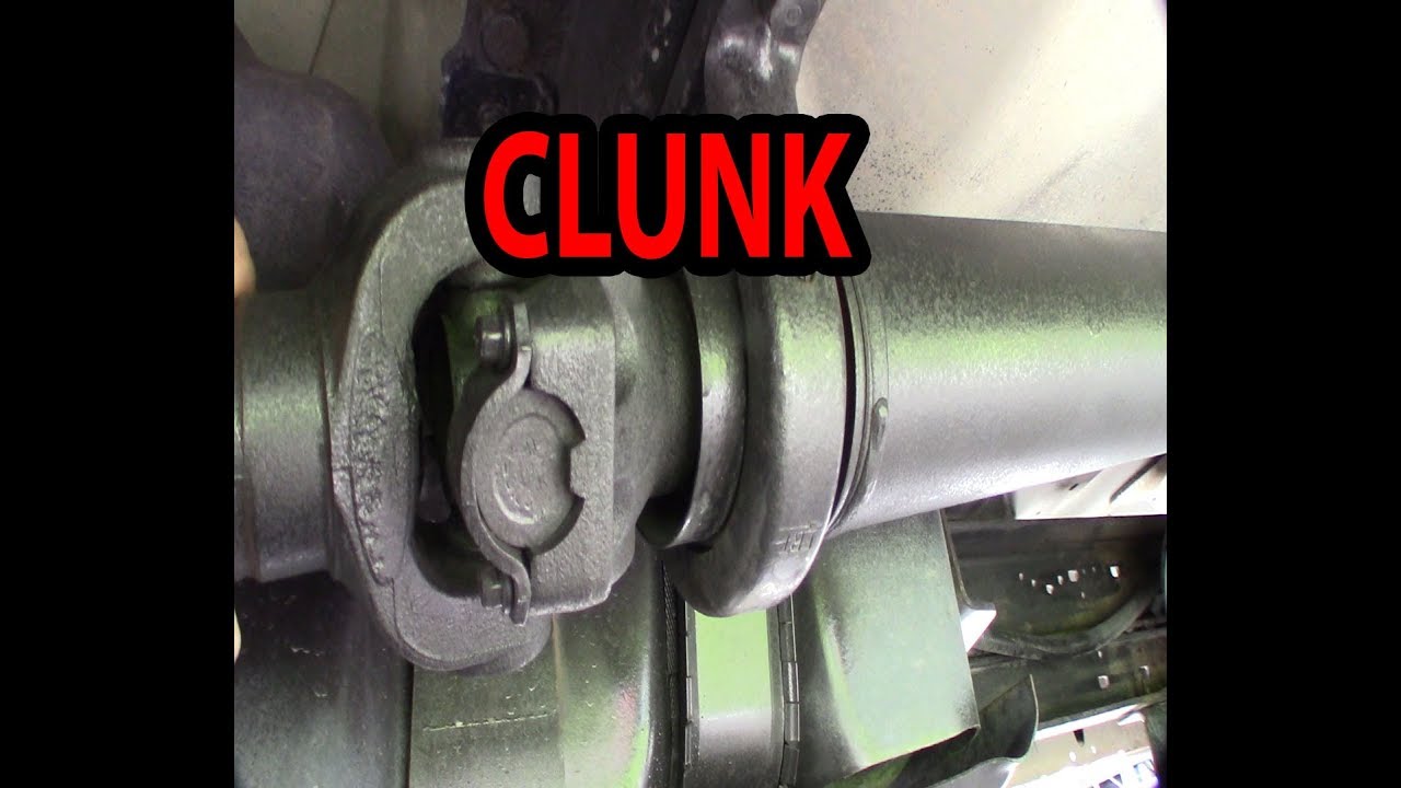 Ford F250 Drive Shaft Center Support Bearing clunk over speed bump