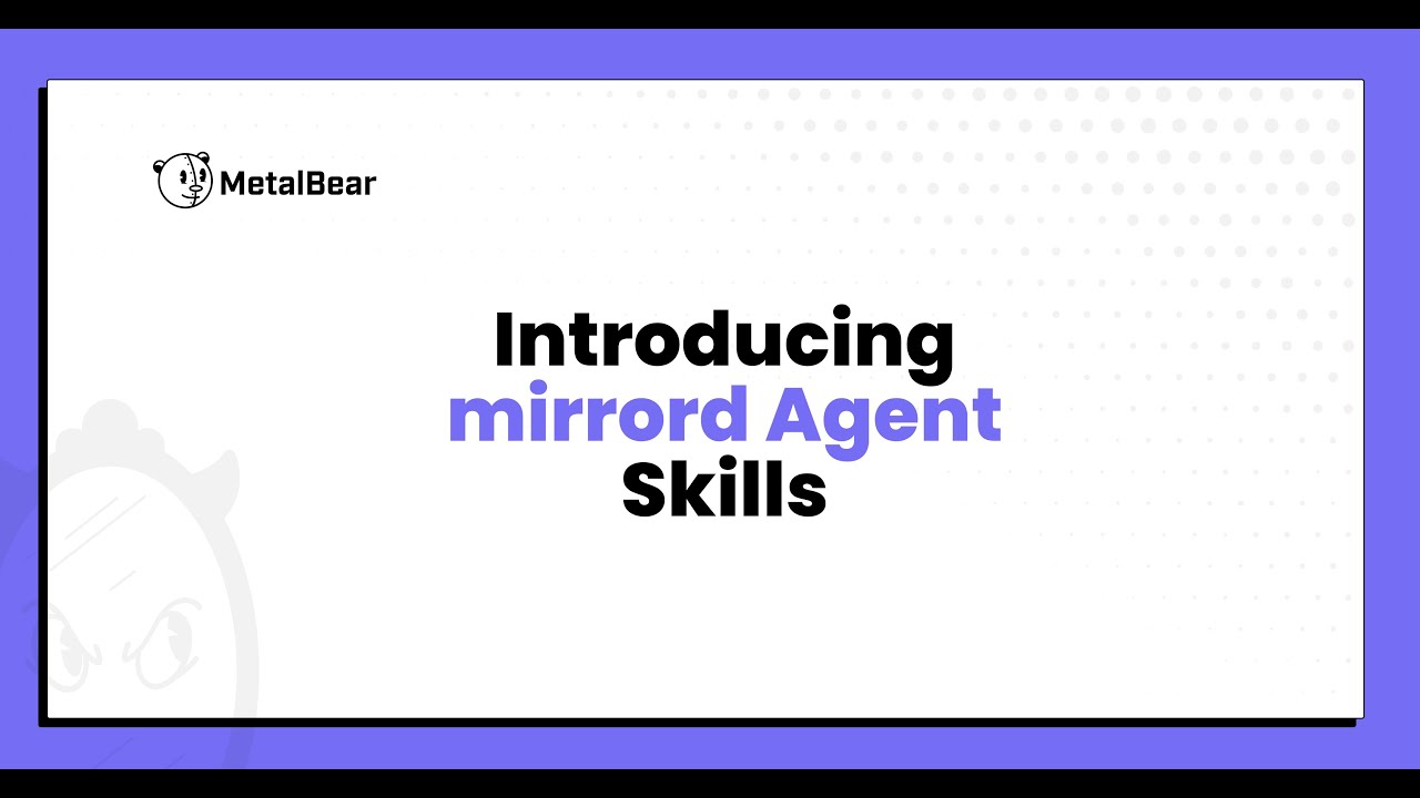 Introducing mirrord Agent Skills