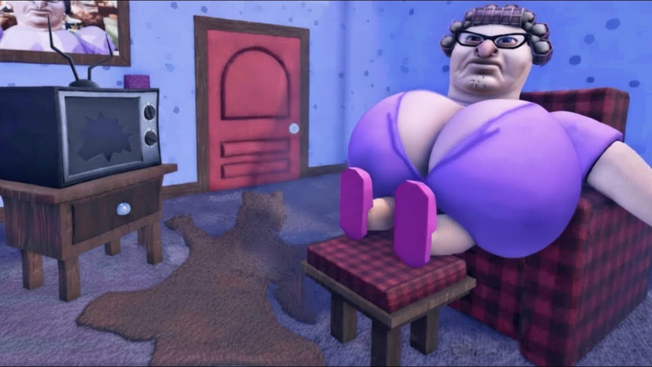 My first time playing the Grandma map and this is the result.#roblox #grandma 