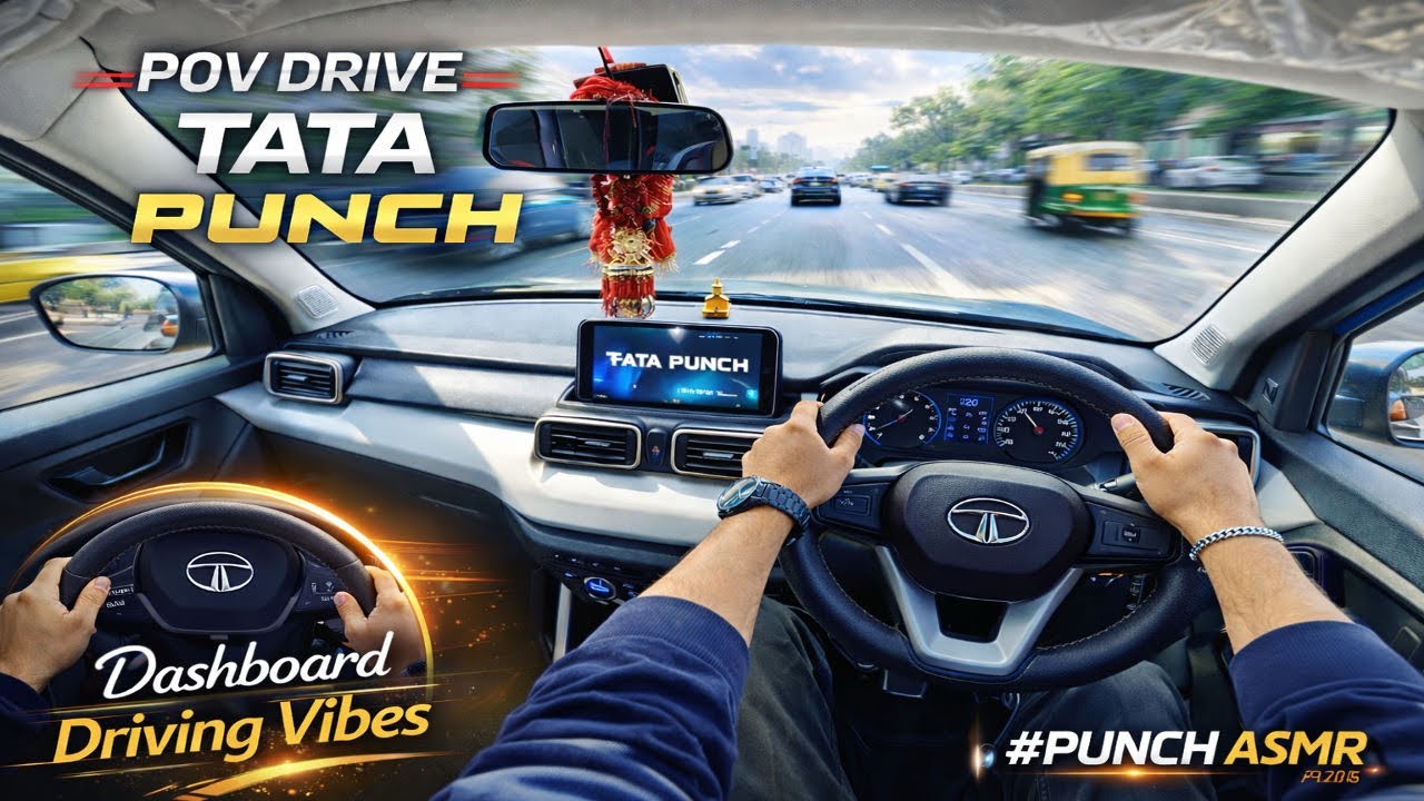 🔥2026 Tata Punch Accomplished ❌ | 1.2L Revotron 🔥| Pure ASMR 🚗 | POV Drive 🎧 No Talking | 5 ⭐️
