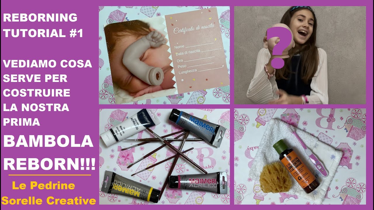 REBORNING TUTORIAL #1 Box Opening Kit e Accessori || Creazione Bambole Reborn